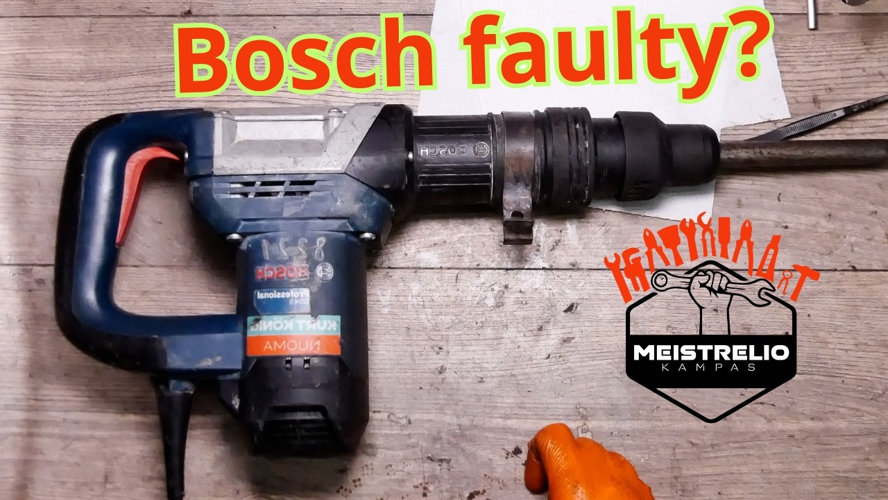 Полный ремонт перфоратора Bosch SDS MAX: разборка и обслуживание.