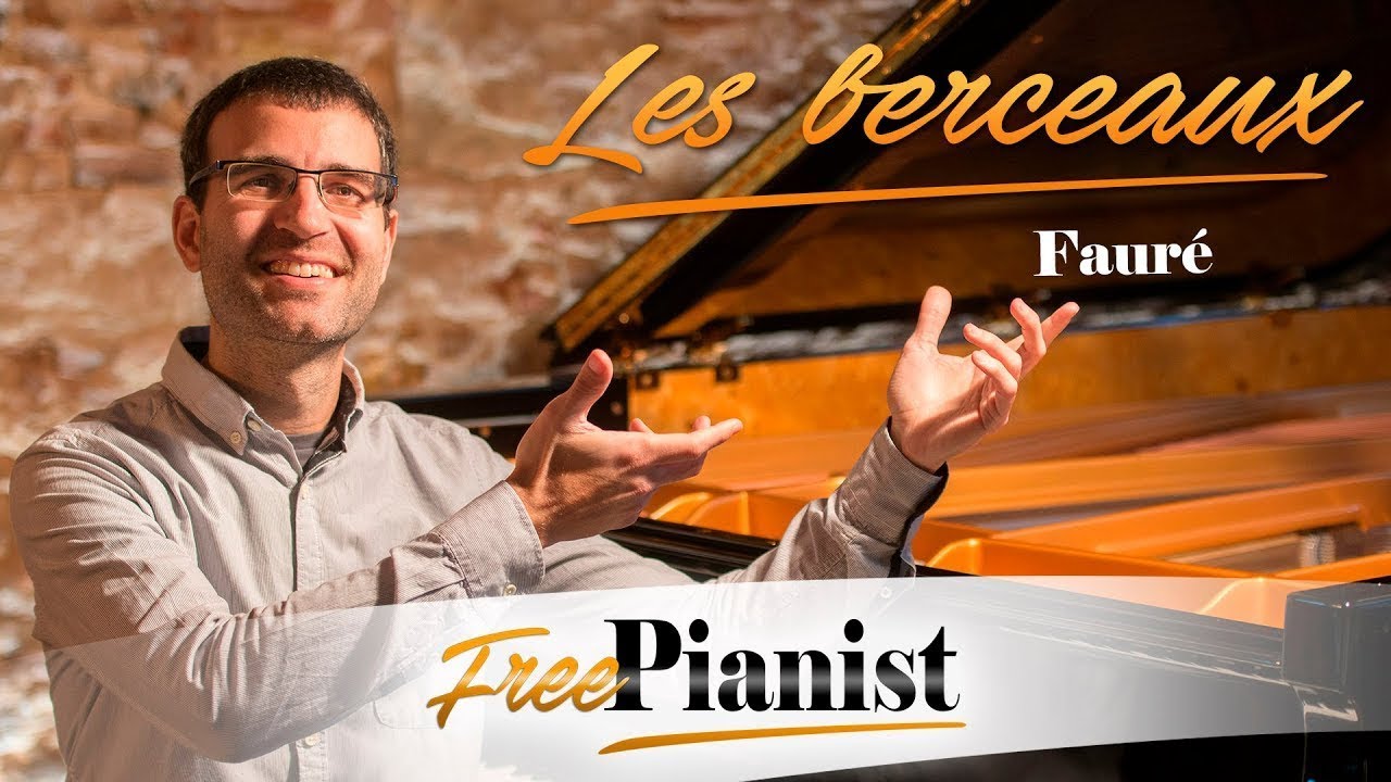 Les berceaux - KARAOKE / PIANO ACCOMPANIMENT - High key - Fauré