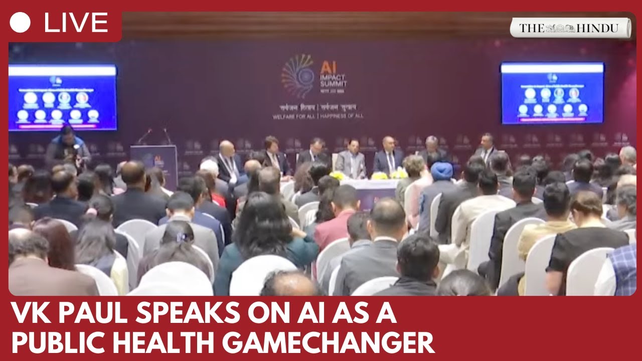 VK Paul says AI can be a public health gamechanger at New Delhi summit