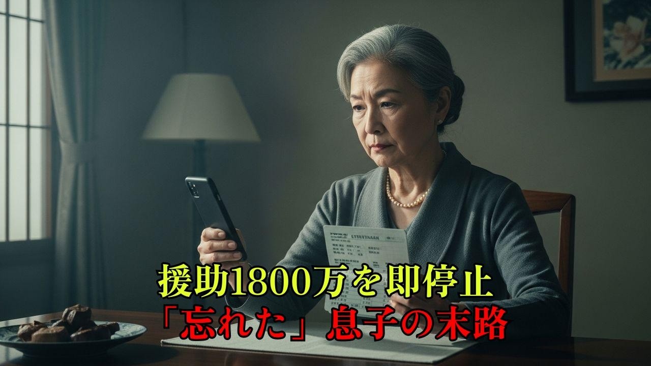 「初孫を忘れた」息子夫婦へ。1800万援助を即停止し絶縁した結果