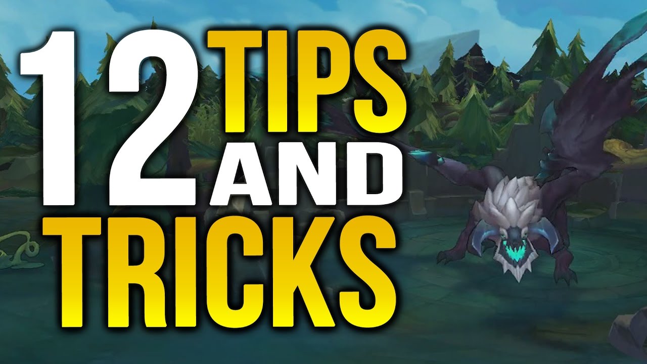12 TIPS AND TRICKS You Probably Didn't Ever Think About (League of Legends)