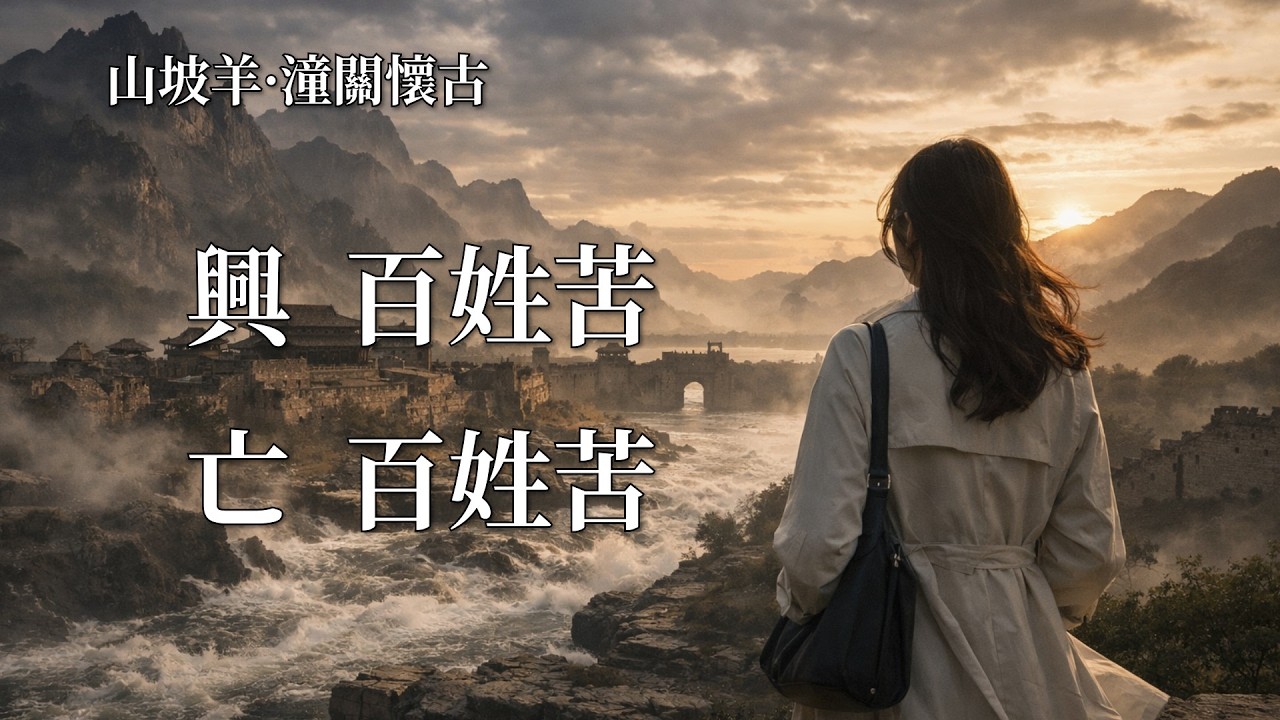 🎵 【元曲】千年一嘆：《山坡羊·潼關懷古》｜盛衰皆成土，唯有百姓苦