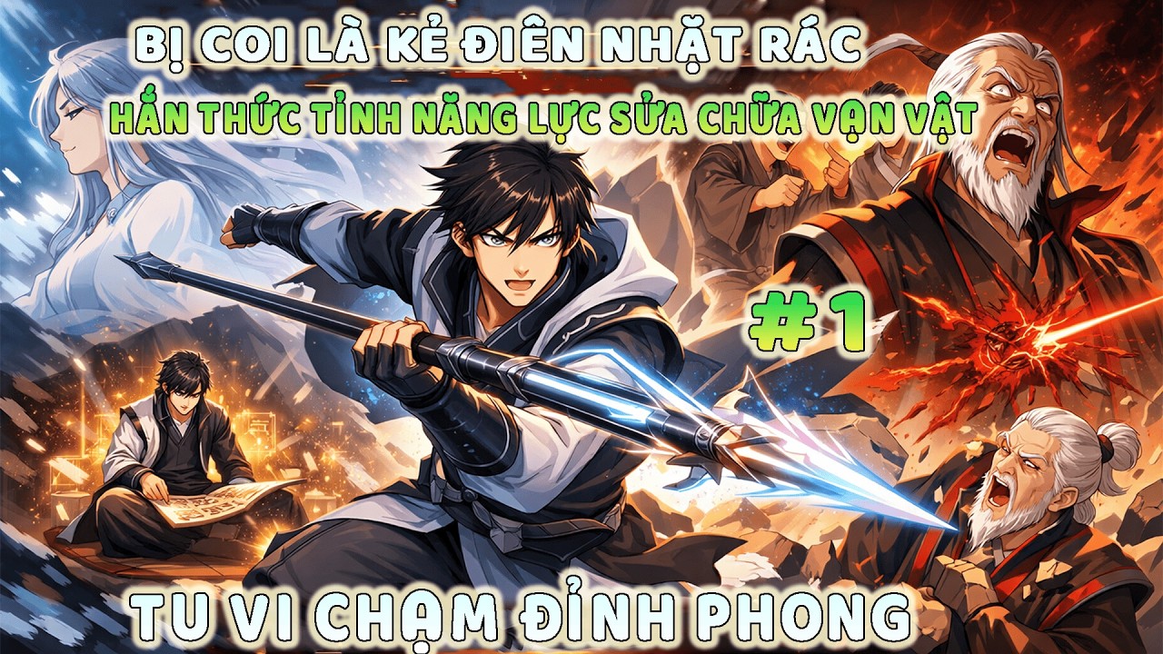 Bị Coi Là Kẻ Điên Nhặt Rác – Hắn Thức Tỉnh Năng Lực Sửa Chữa Vạn Vật Tu Vi Chạm Đỉnh Phong!! P1