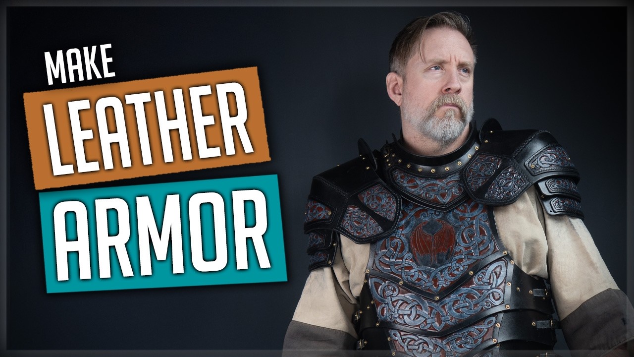How to Make LEATHER ARMOR - PART 2 - Breastplate / Cuirass - Tassets