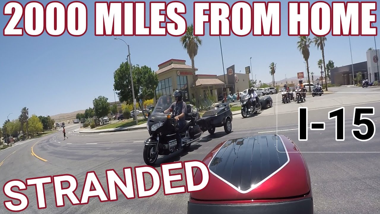 Goldwing Motorcycle Trailer Broke Down on the Highway | Epidode 16