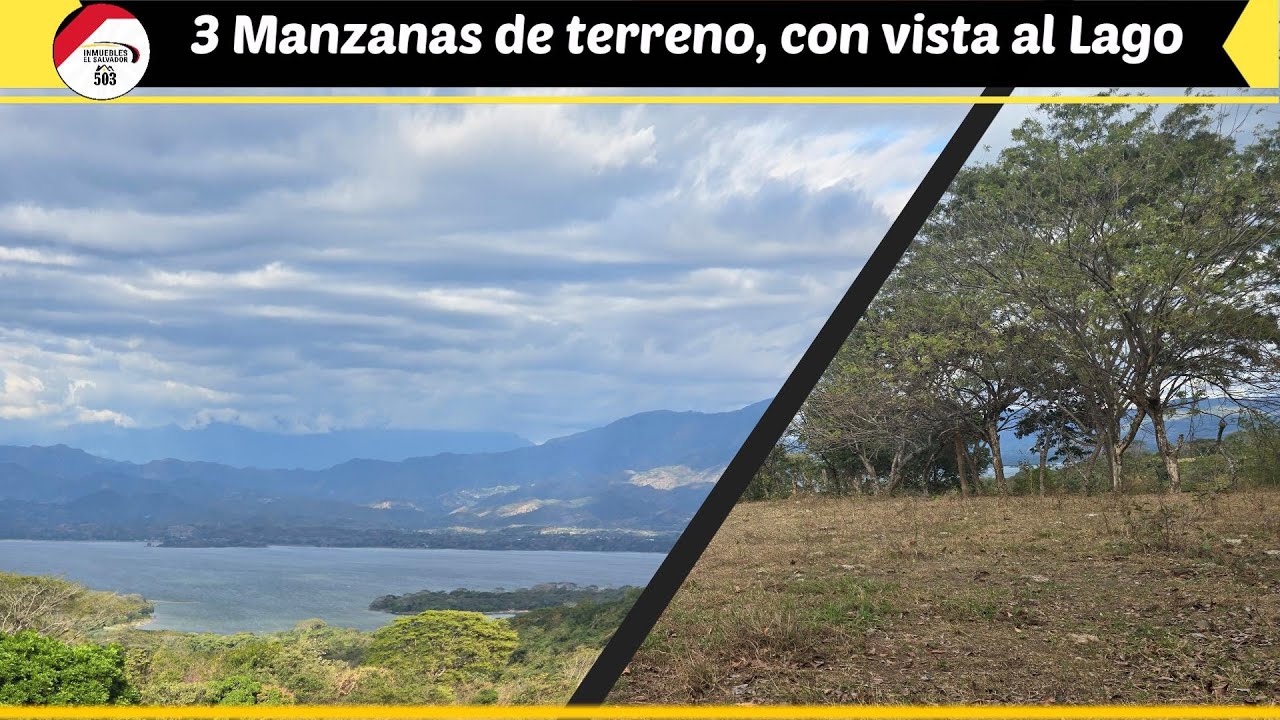 Oferta de 3 Manzanas de terreno con vista al Lago, ubicadas en zona de alta plusvalía y turística.