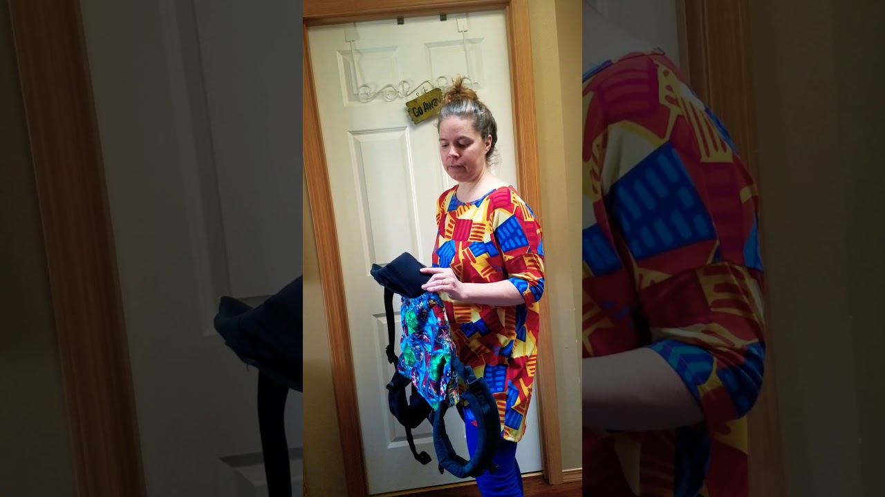 How to do a back carry in a Standard Tula.