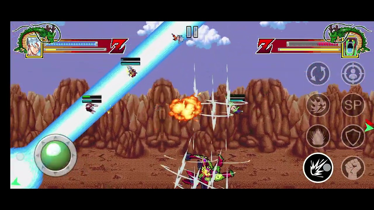 Goku gohan broly and vegeta vs cell jiren toppo whis