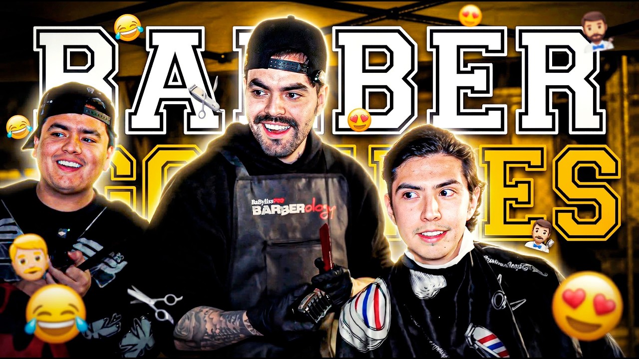 SOMOS BARBEROS POR UN DÍA ✂️ Reto Extremo con Maestro Shifu (Barber Gones)