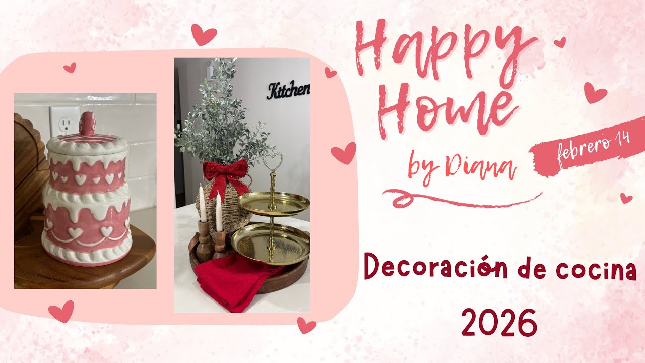 Decoración de cocina para San Valentín - 2026