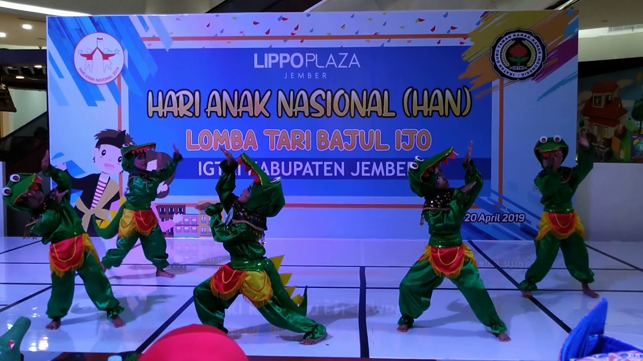 Lomba Tari Bajul Ijo - TK Kartika kec.Tanggul ,Juara Harapan 3 tingkat Kabupaten Jember