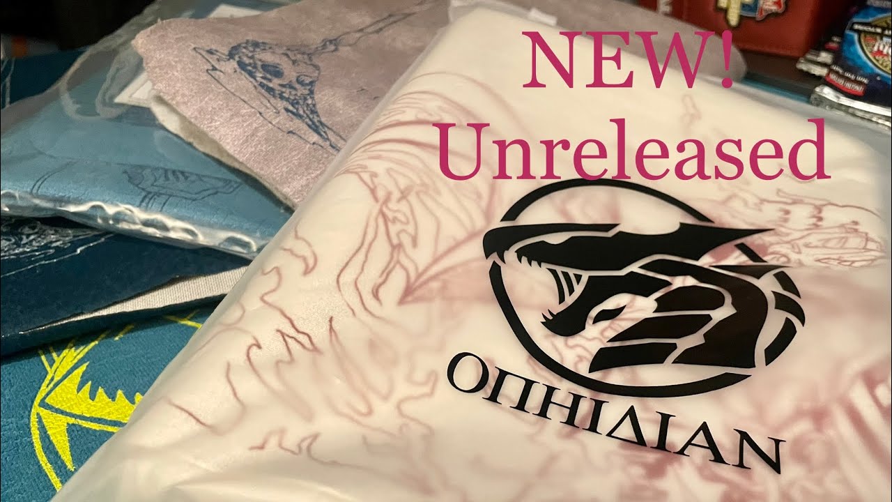 EARLY LOOK Unreleased New Material from Ophidian! Suede Cloth Playmat Review!