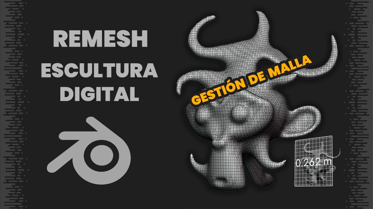 REMESH - Escultura Digital | BLENDER SCULPTING