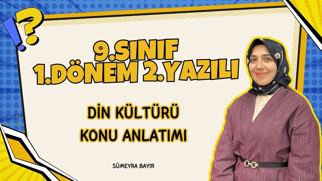 9.Sınıf Din Yazılısı SON TEKRAR⚡️ İslam İnanç Esasları 2.Ünite Full Özet! #dinyazılı 
