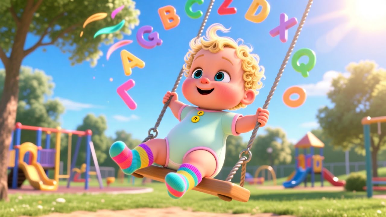 Playground Swing ABC Joy 🎠🅰️ Fun Alphabet Song | Learn ABCs with Swinging for Kids