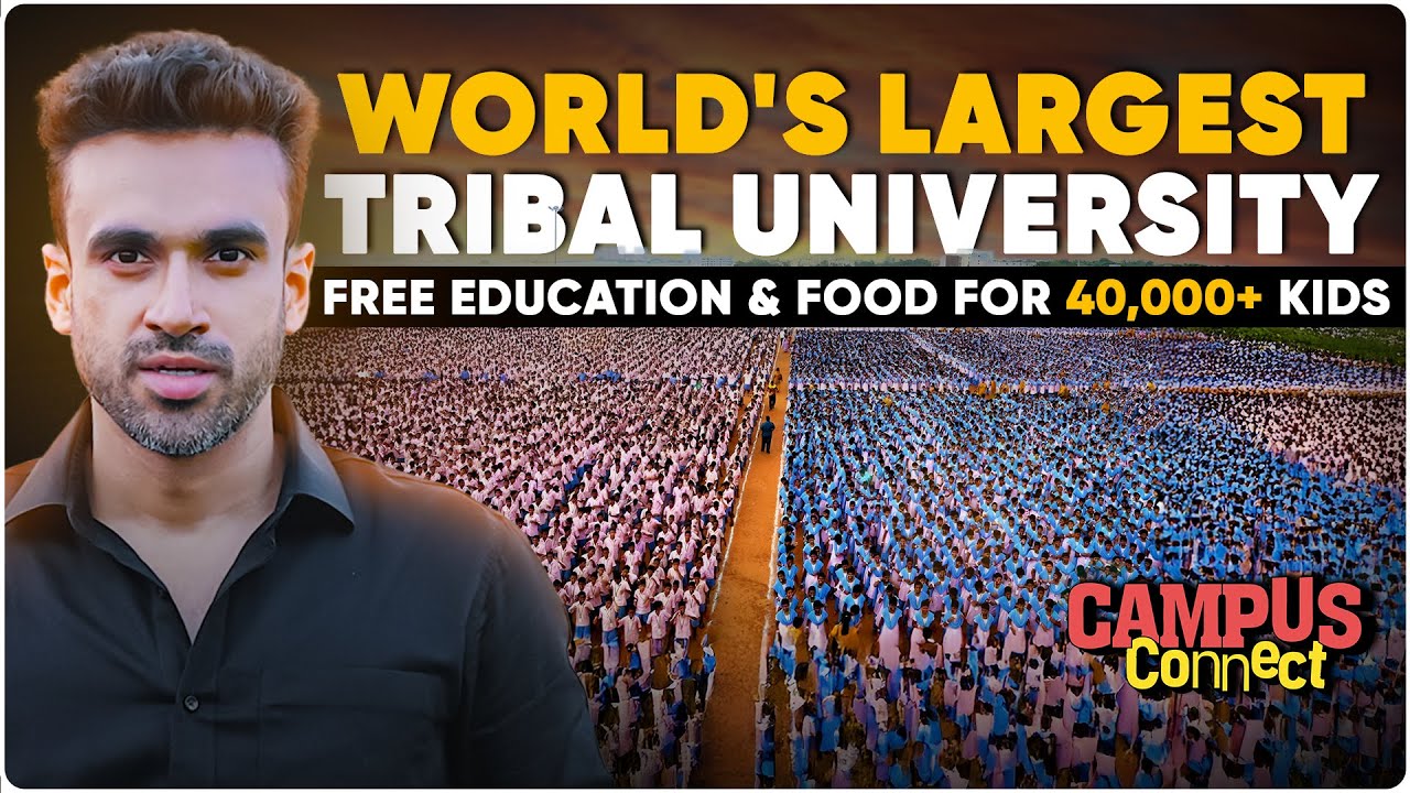 Inside World's Largest Tribal University | KIIT Bhubaneshwar & KISS | Campus Connect E01