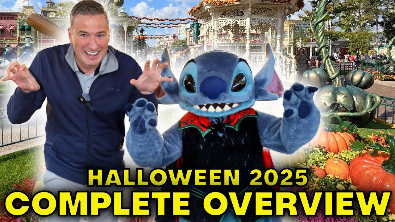 🎃 Сезон Хэллоуина в Диснейленде в Париже 2025 — персонажи, еда, товары и парады