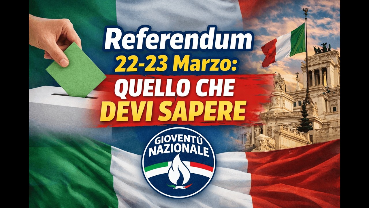 Gioventù Nazionale Biella per il referendum del 22-23 marzo