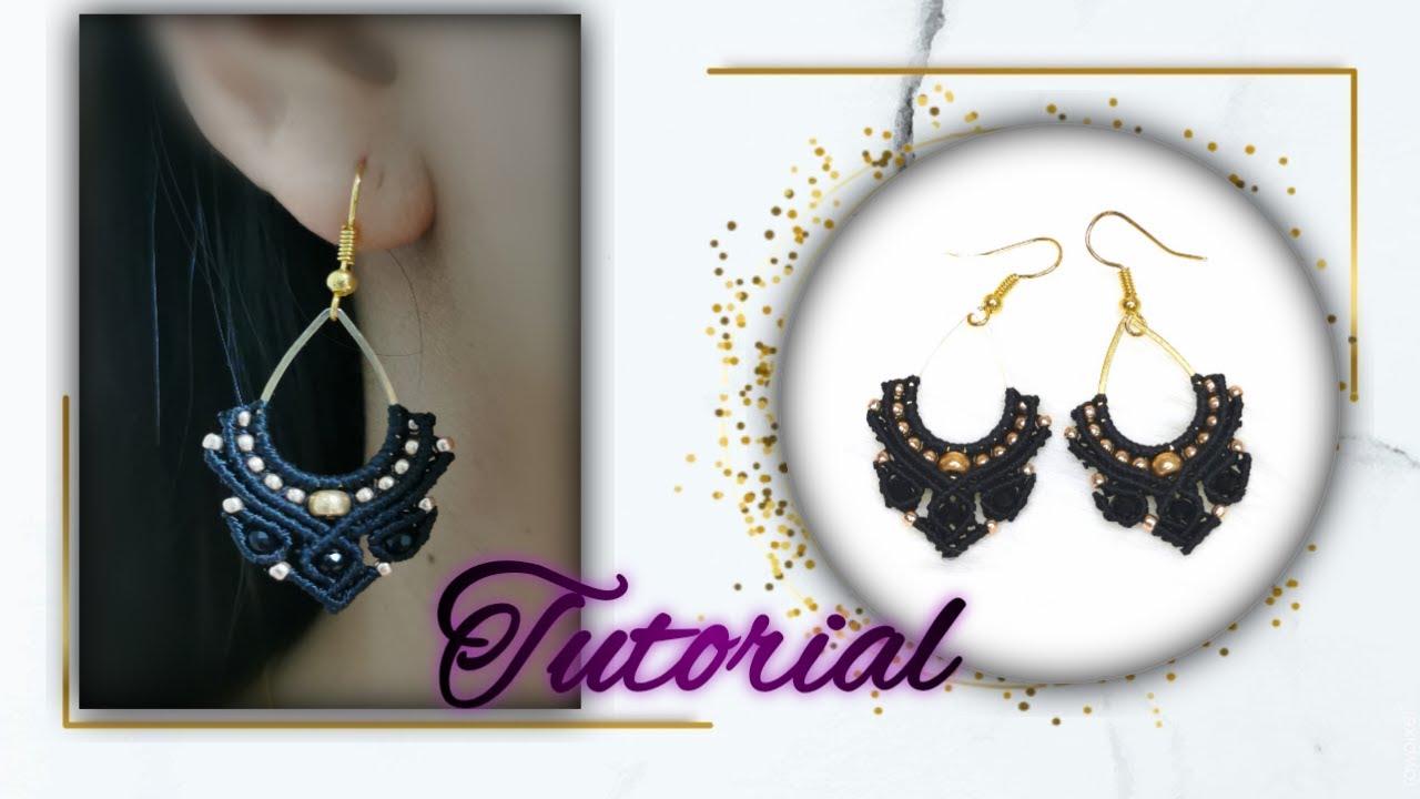 Boho Bridesmaids Macrame Earrings Tutorial