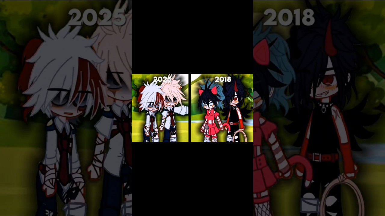2025 vs 2018 😨✨❤️😡🔪😭 #deku #bakugou #todoroki #mha #bnha #bakudeku #tododeku #foryou
