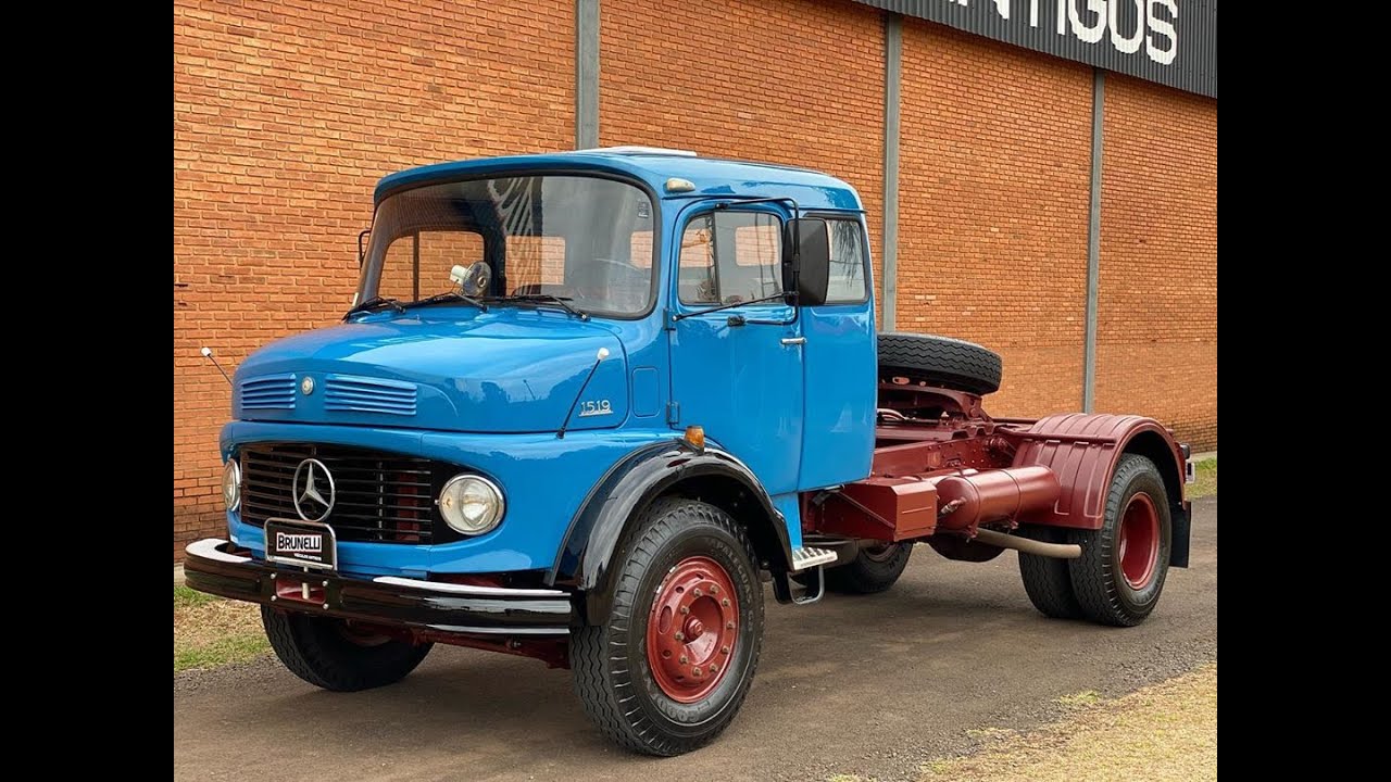 Brunelli Veiculos Antigos: Caminhão Mercedes Benz 1519 Cavalo mecânico, Coisa Linda e C10 impecável