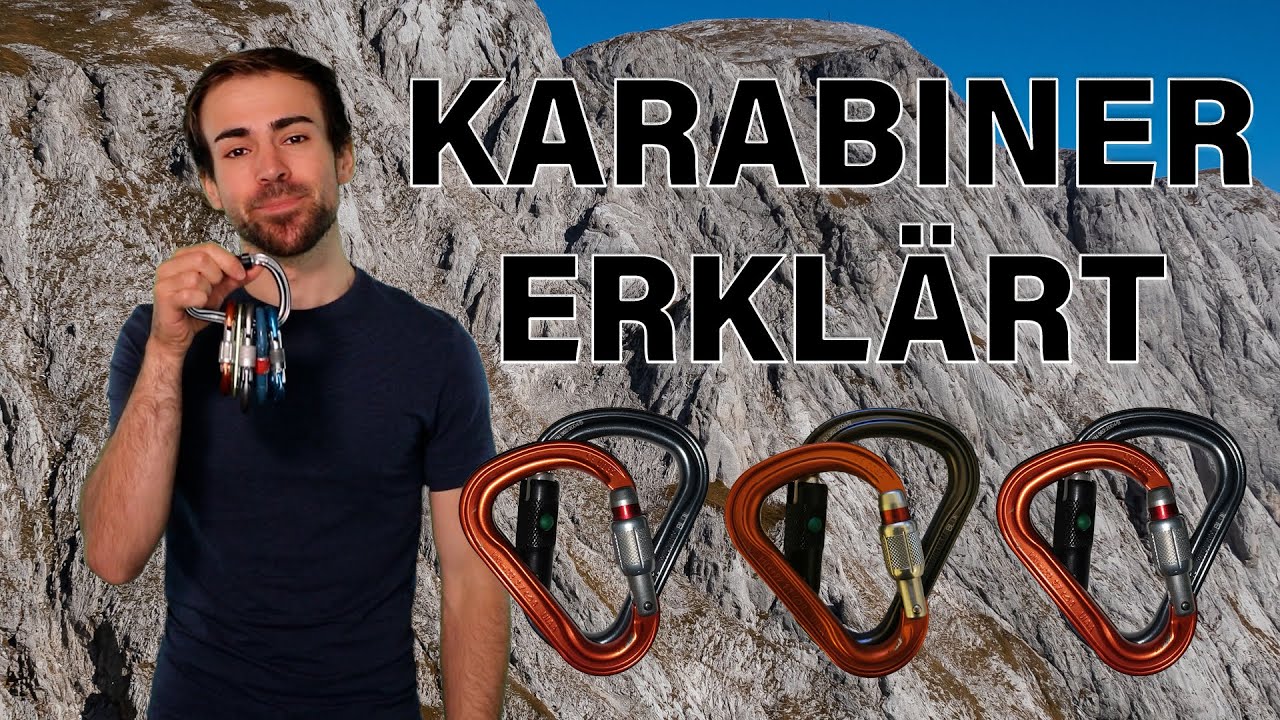 KARABINER - Details einfach erklärt | Bergsteigen Grundlagenkurs #1