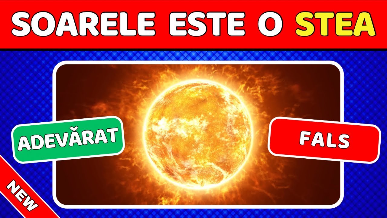 ADEVĂRAT sau FALS? 🧠 | 50 de Întrebări