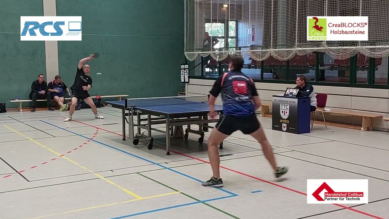 TTVB Verbandsliga TTC Velten - TTC Finsterwalde  6:8 Highlights vom 22.10.2022
