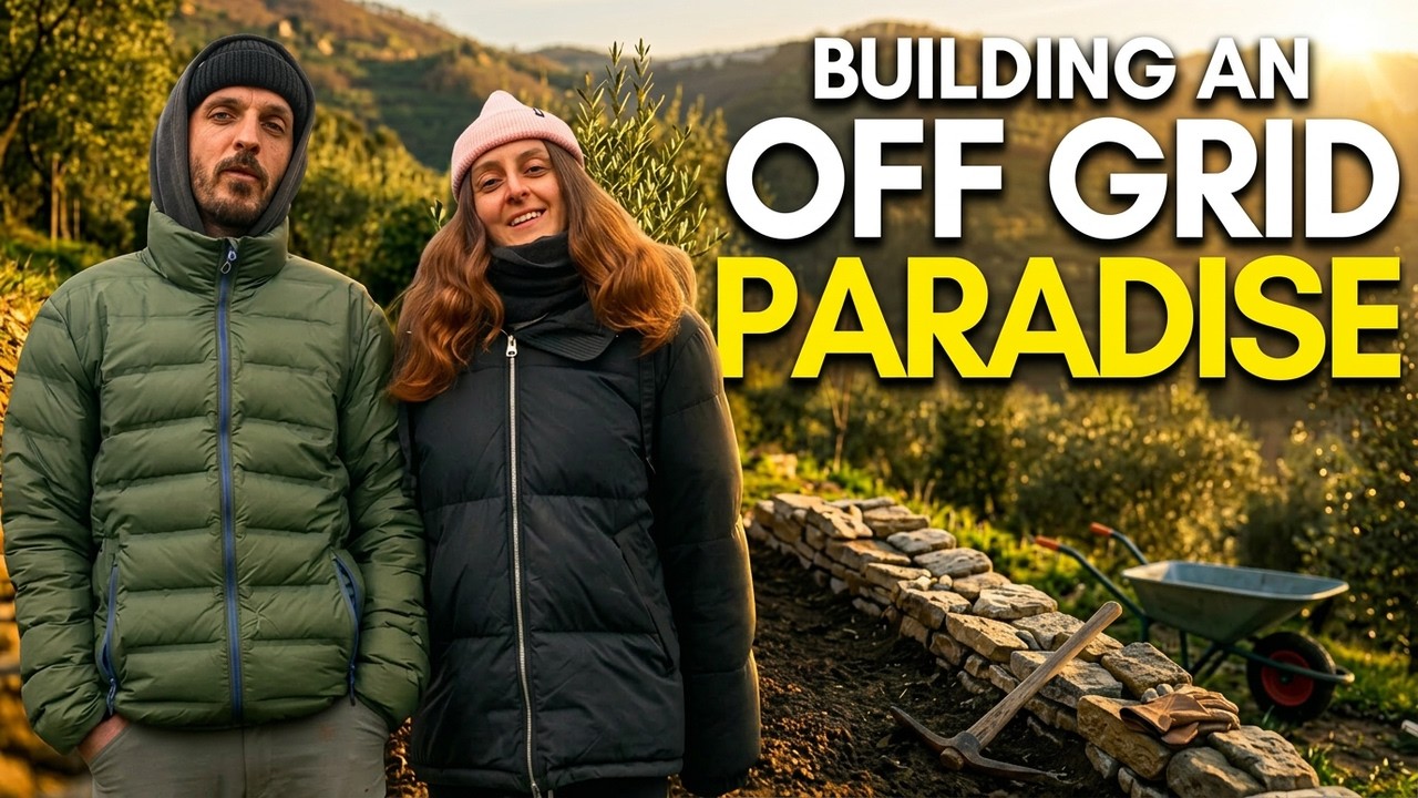 OFF-GRID Life in Italy: DIY Construction & Planting Food Forest