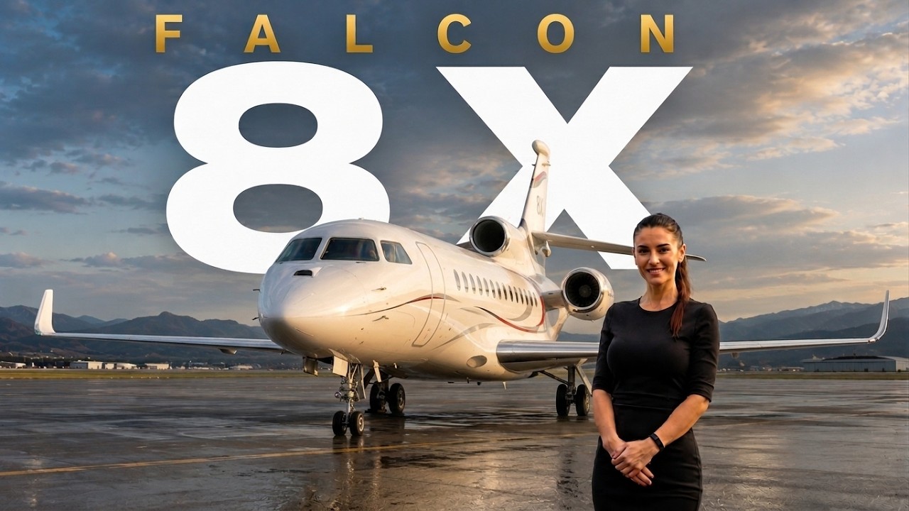 The Strange Genius of the Dassault Falcon 8X.