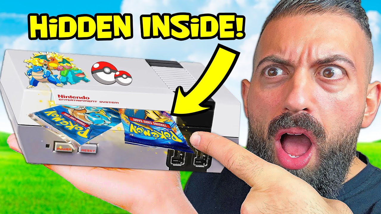 I Found $1,000 Pokemon Packs Hidden In a Nintendo!