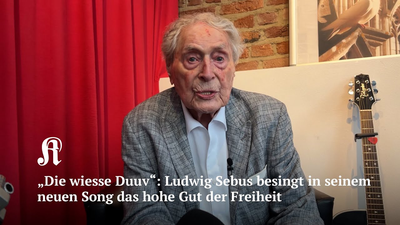 „Die wiesse Duuv“: Ludwig Sebus besingt in seinem neuen Song das hohe Gut der Freiheit