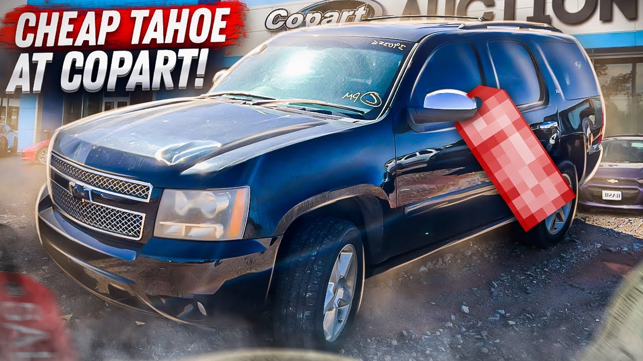 Copart Walk Around 10-21-22 + Repossessed Tahoe CHEAP!