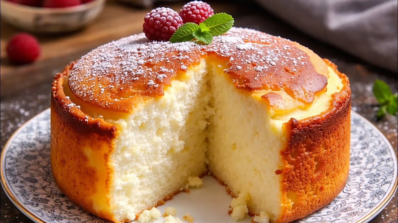 Light & Fluffy  Yogurt Cake - Moist, Airy & Perfectly Sweet!