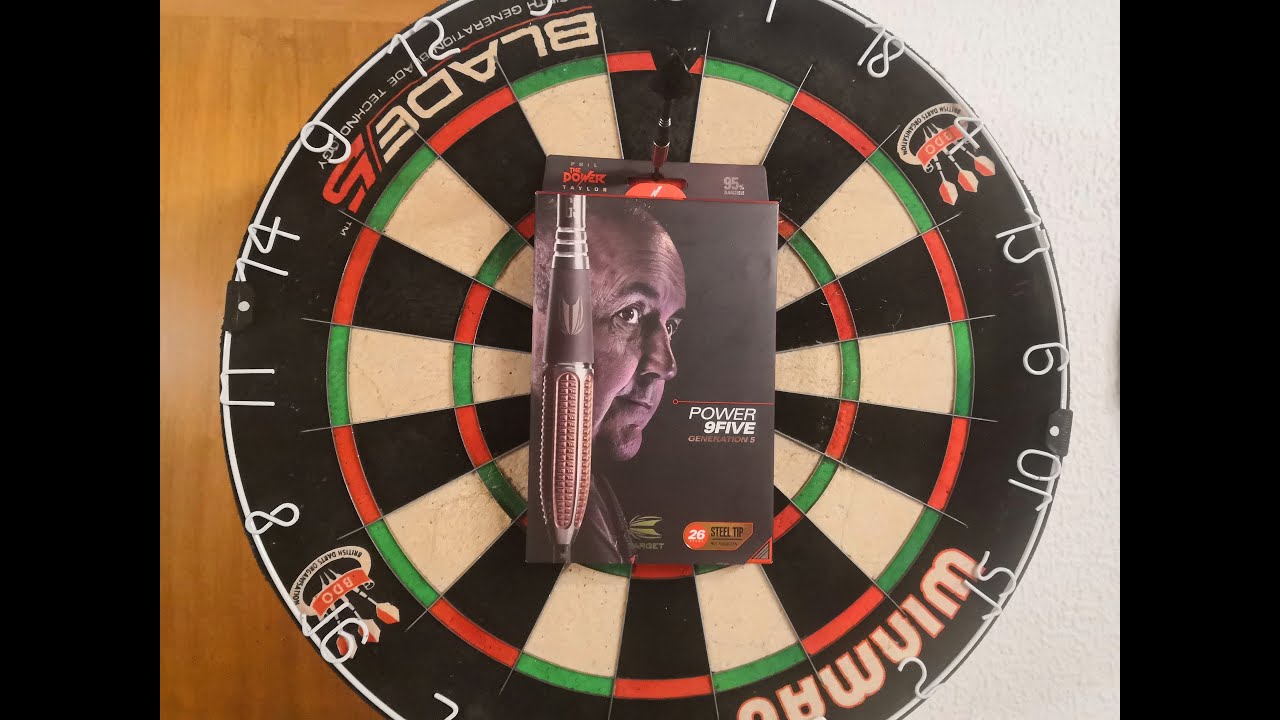 Phil Taylor Gen 5 (26g) Darts Test/unboxing German