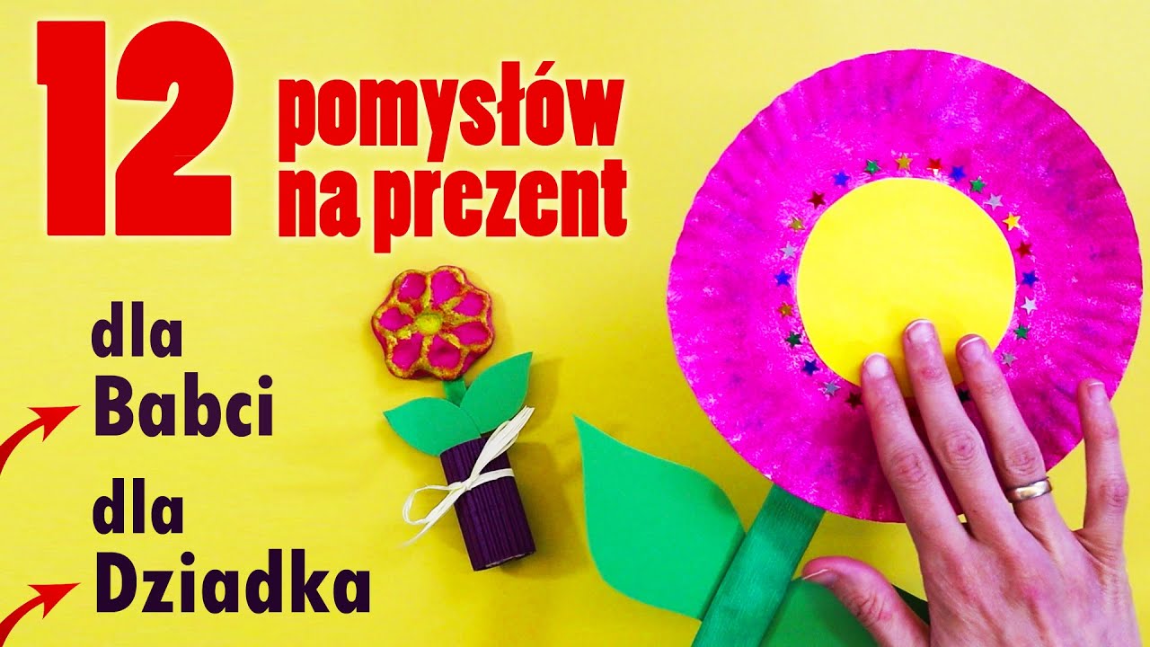 12 pomysłów na prezent dla Babci i Dziadka | Dzień Babci i Dziadka | Przedszkole | Praca plastyczna