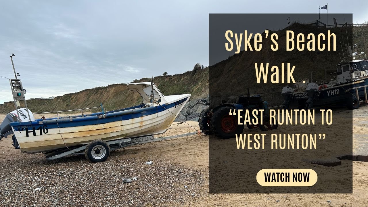 Skye’s Stunning Beach Walk | East Runton to West Runton & Coastal Path Back to Seacroft C&M Site.