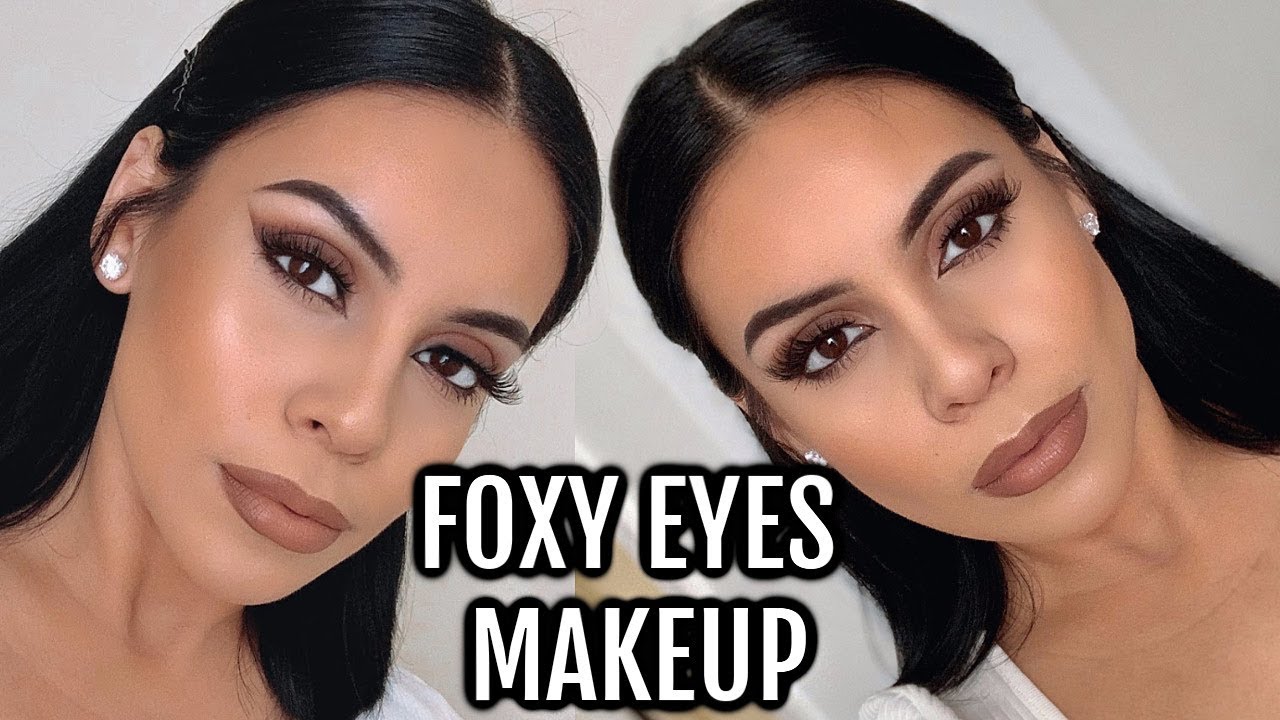 HOW TO: FOXY EYES MAKEUP TUTORIAL *lift your eyes without surgery*