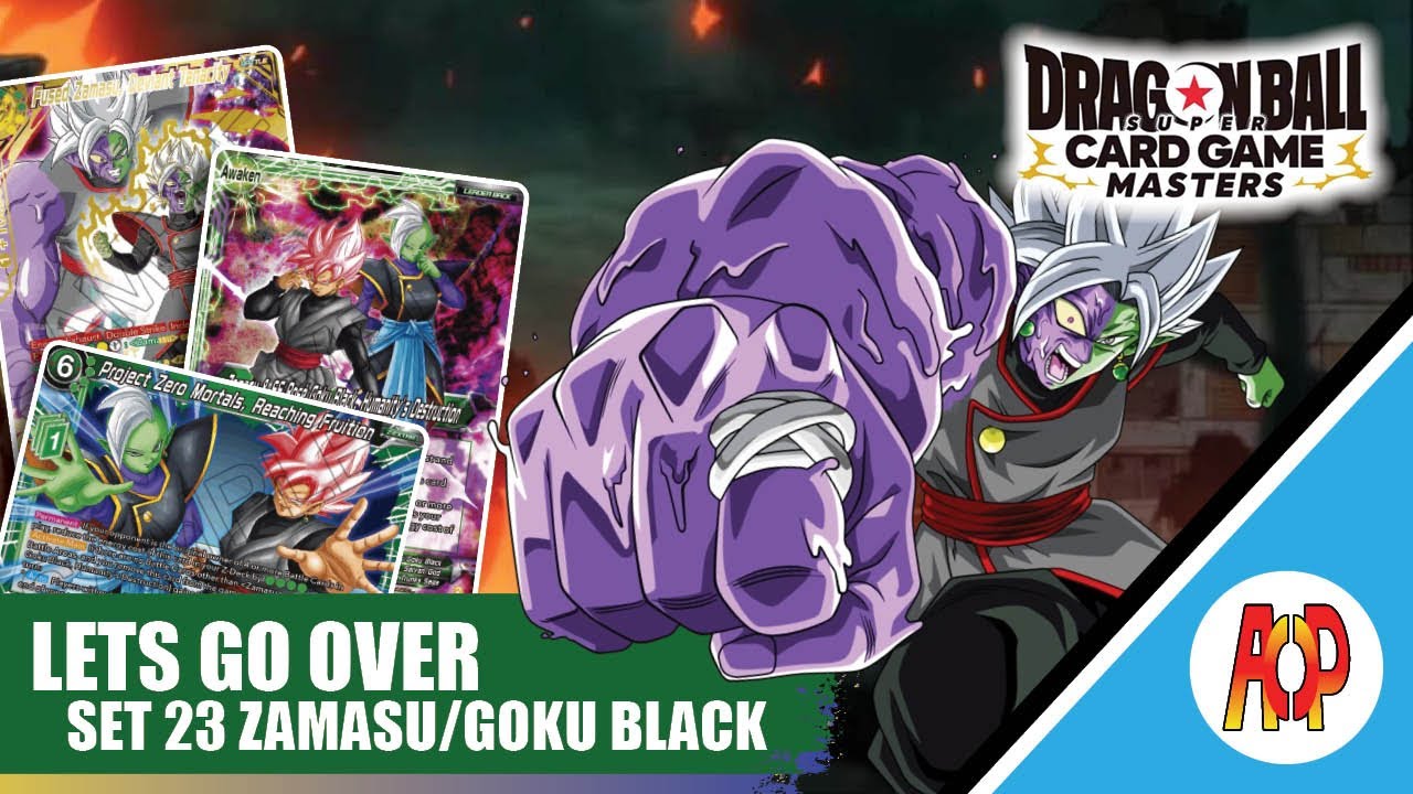 Set 23 Zamasu and Goku Black | Dragon ball Super TCG