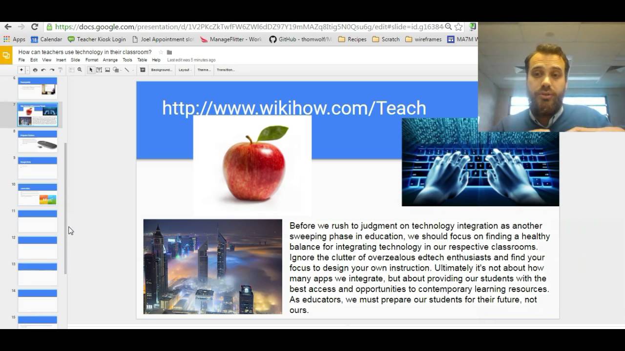 Using Google Slides for Class Collaboration
