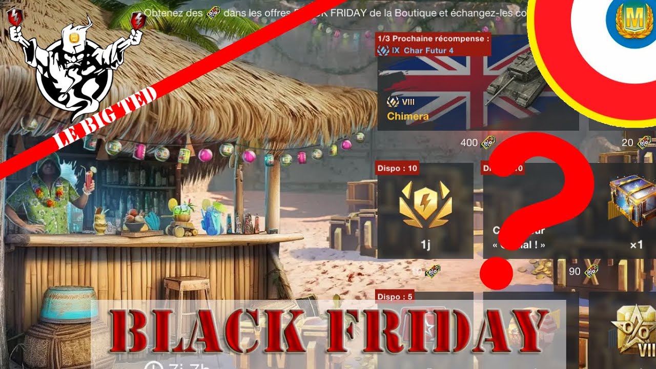 [WoT Blitz gameplay FR] BLACK FRIDAY : les Offres et MERCI WARGAMING !!!!!