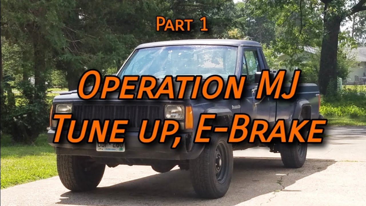 Jeep Comanche - Part 1: Engine Tune up, Parking Brake Cable, Hood Release, Tailpipe