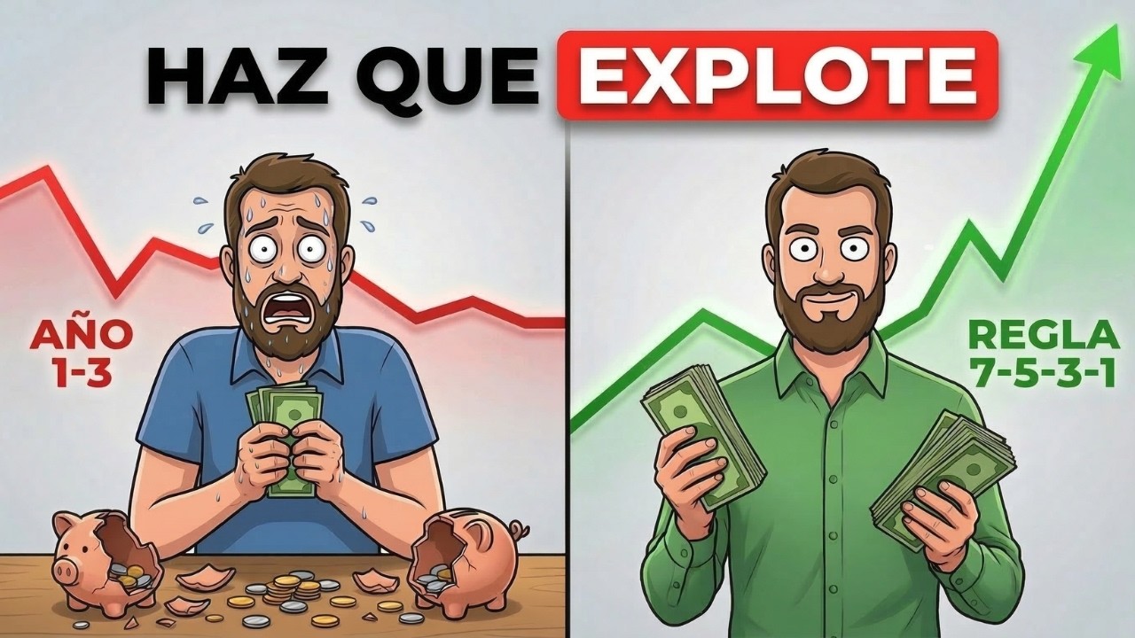 Por Qué el Interés Compuesto Parece Lento… Hasta Que Llega la Regla 7-5-3-1