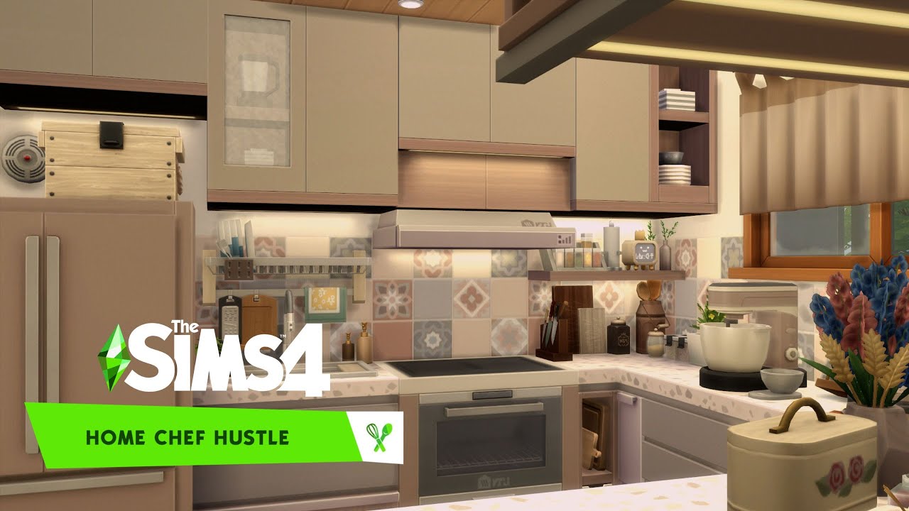 Home Chef Hustle | Pinecrest Apartments #402 | The Sims 4 | No CC | Stop Motion Build