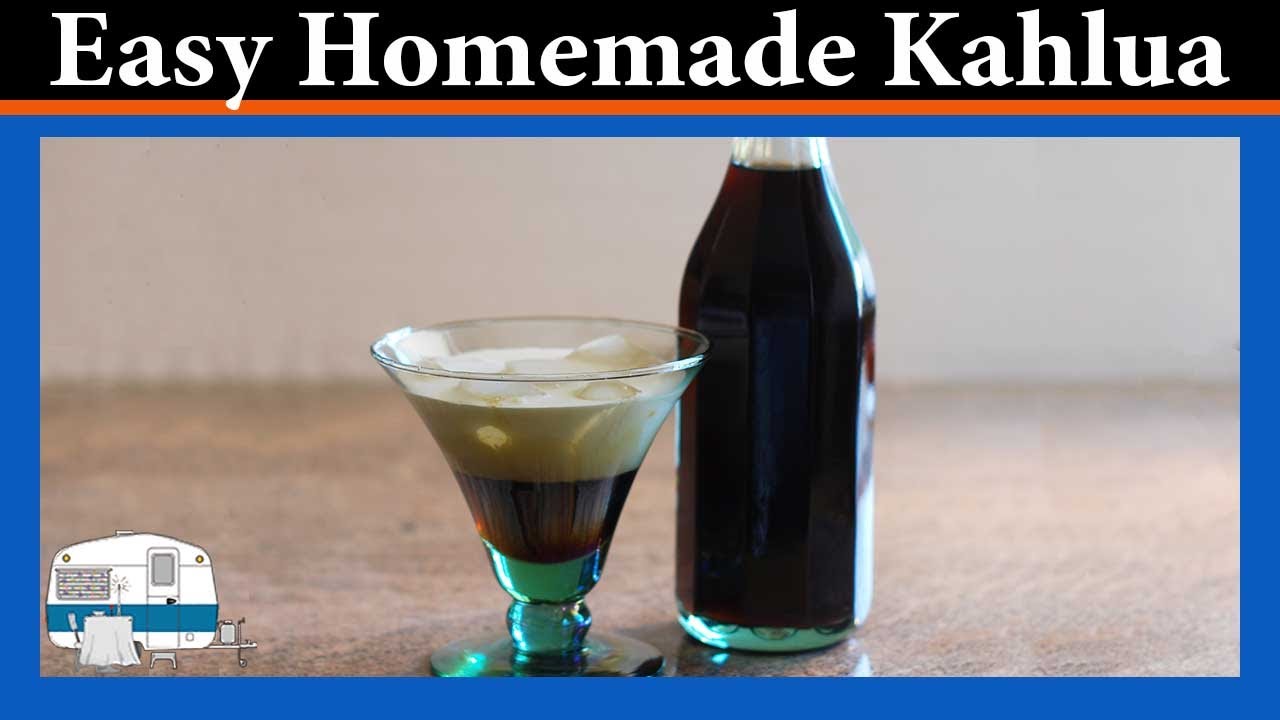 Кофейный ликер Kahlua, приготовленный в домашних условиях