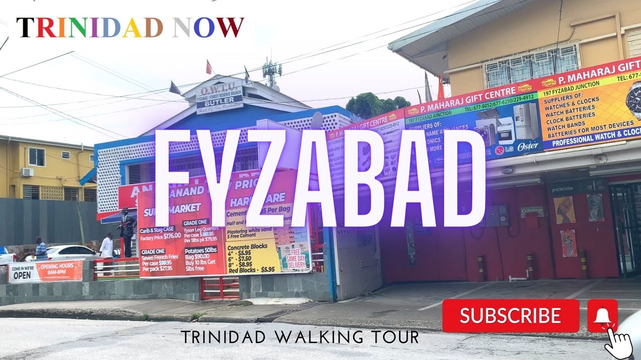 (WALKING TOUR TRINIDAD) GUAPO ROAD FYZABAD