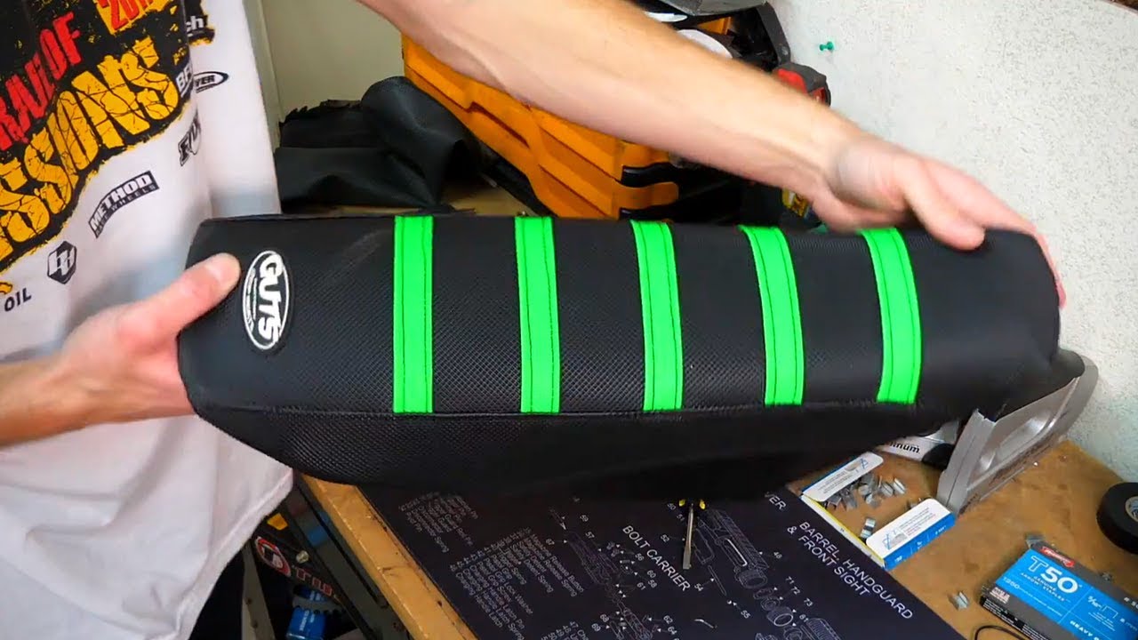 KLX110 Full Mod Build | Seat Cover | Part 6