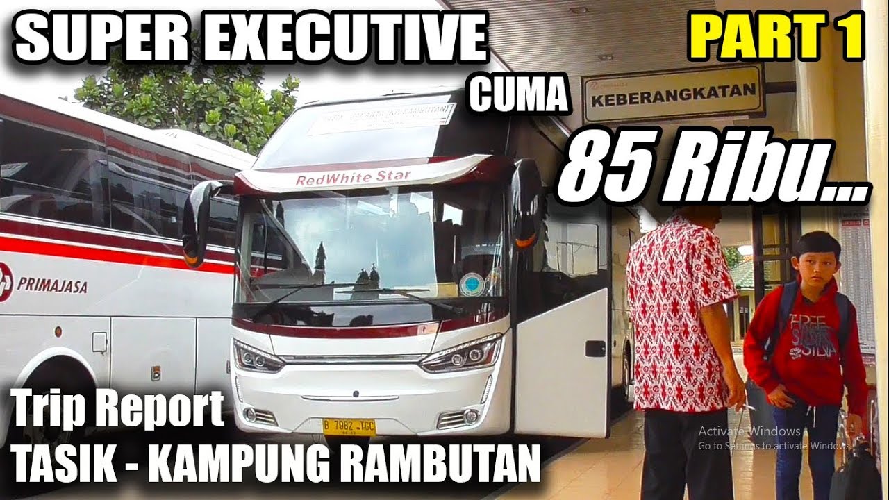 PERTAMA KALI Naik Bus Primajasa Super Executive || Trip Report Tasik - Kp Rambutan