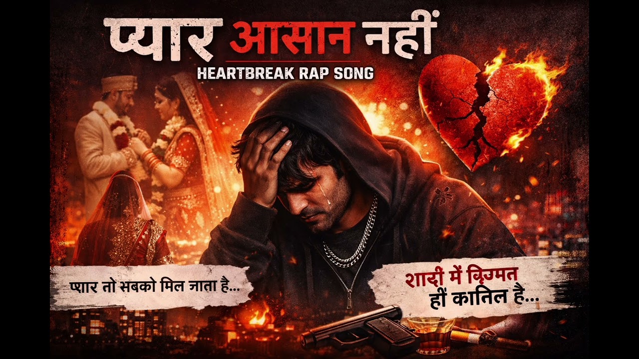 👉 प्यार आसान नहीं | Sad Heartbreak Rap | New Hindi Song 2026