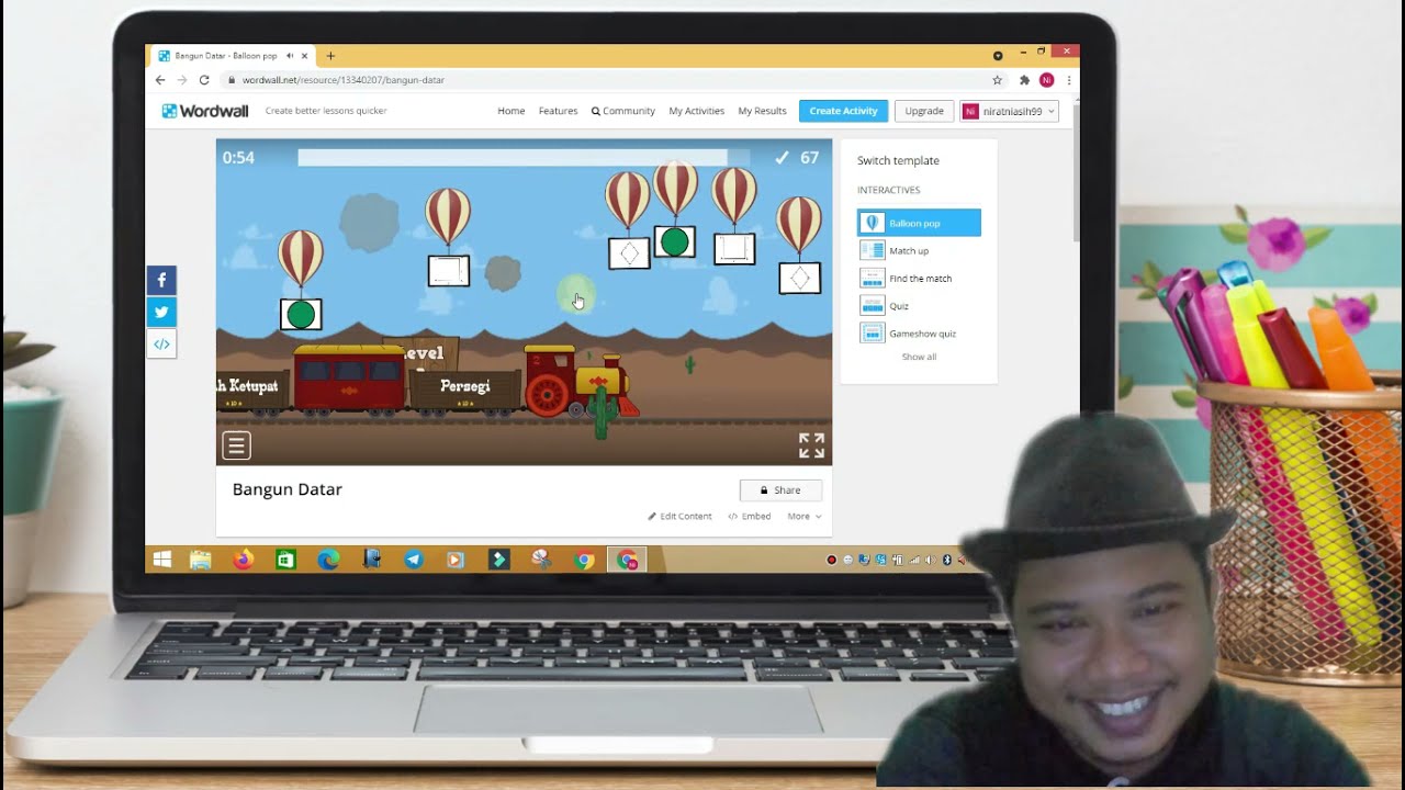 Cara membuat permainan lebih dari 5 pada wordwall dengan tamplate pro